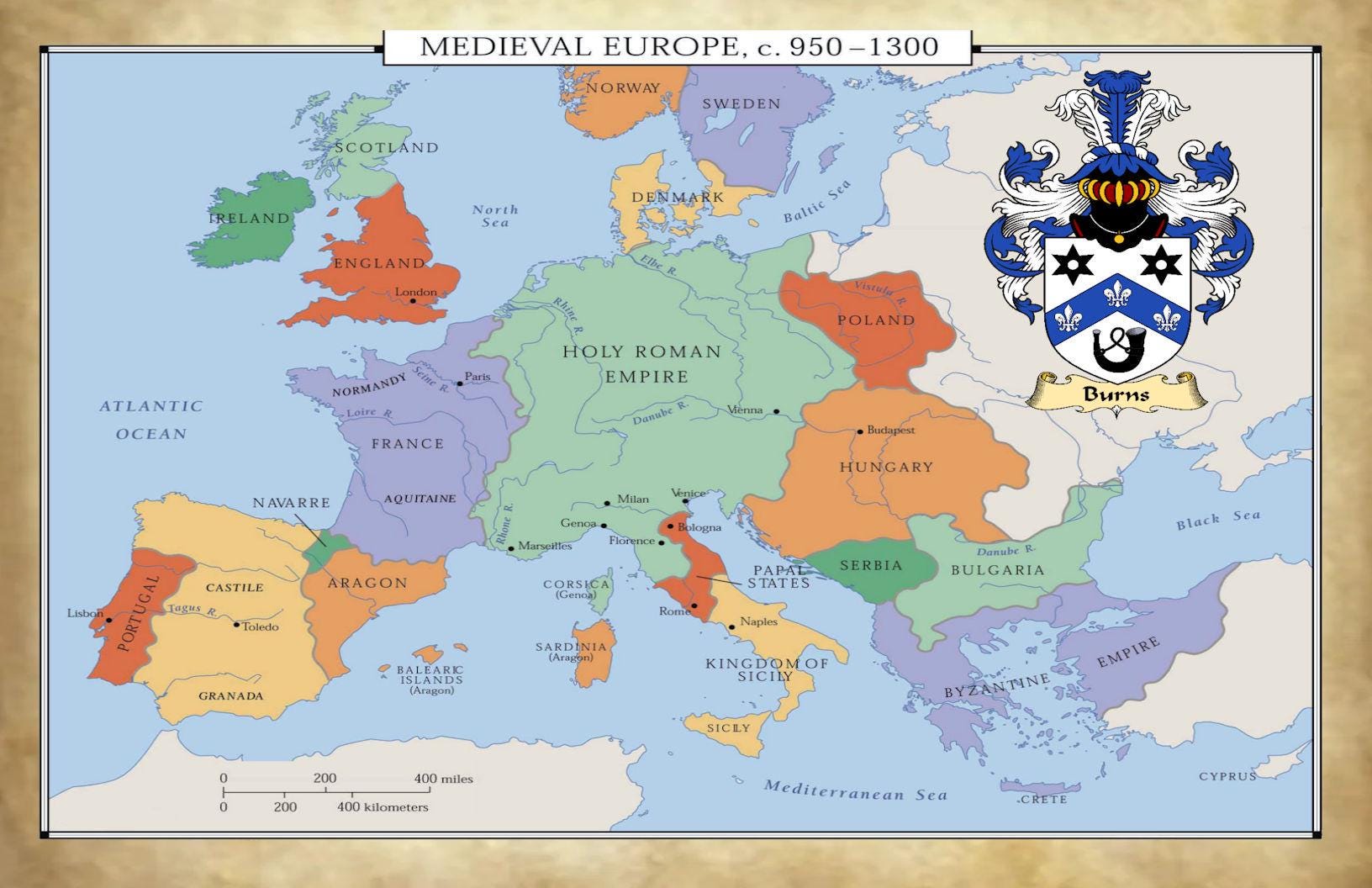 Medieval europe map - Etsy México, image size:1632x1056