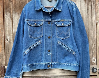 Wrangler 24MJ Denim Vintage Jacket | Men's M