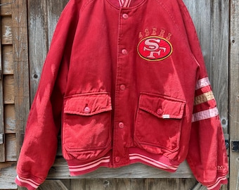 Vintage 90s San Francisco 49ers Bomber Jacket - Locker Line - Size