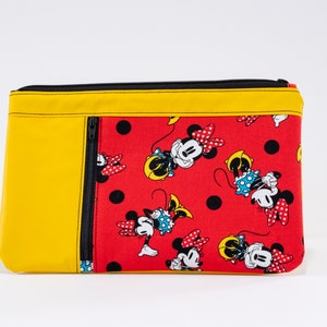 Zippy Clutch Zippered Pouch Bag Minnie Mouse image 1