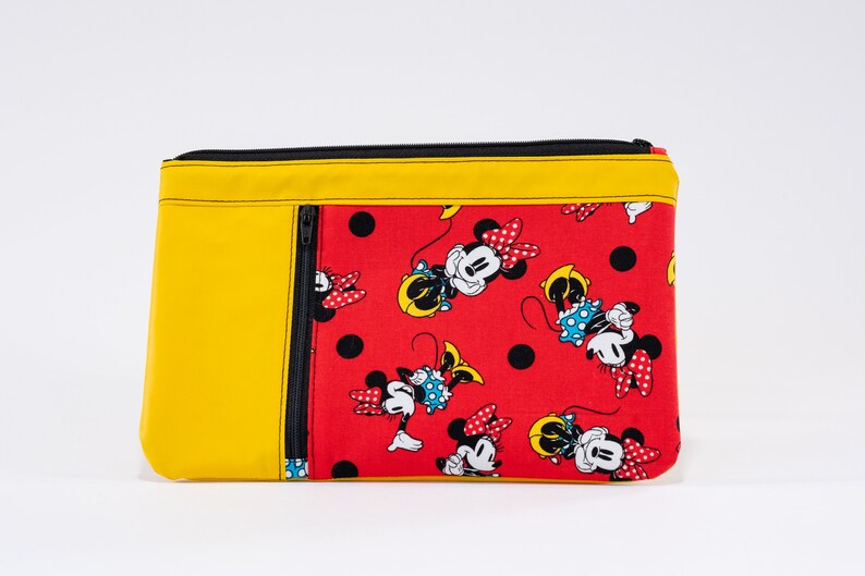 Zippy Clutch Zippered Pouch Bag Minnie Mouse image 1