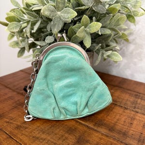 Stilvolle Türkis Blau Hobo Wristlet Geldbörse - Kompakte Geldbörse mit Reißverschluss für Frauen