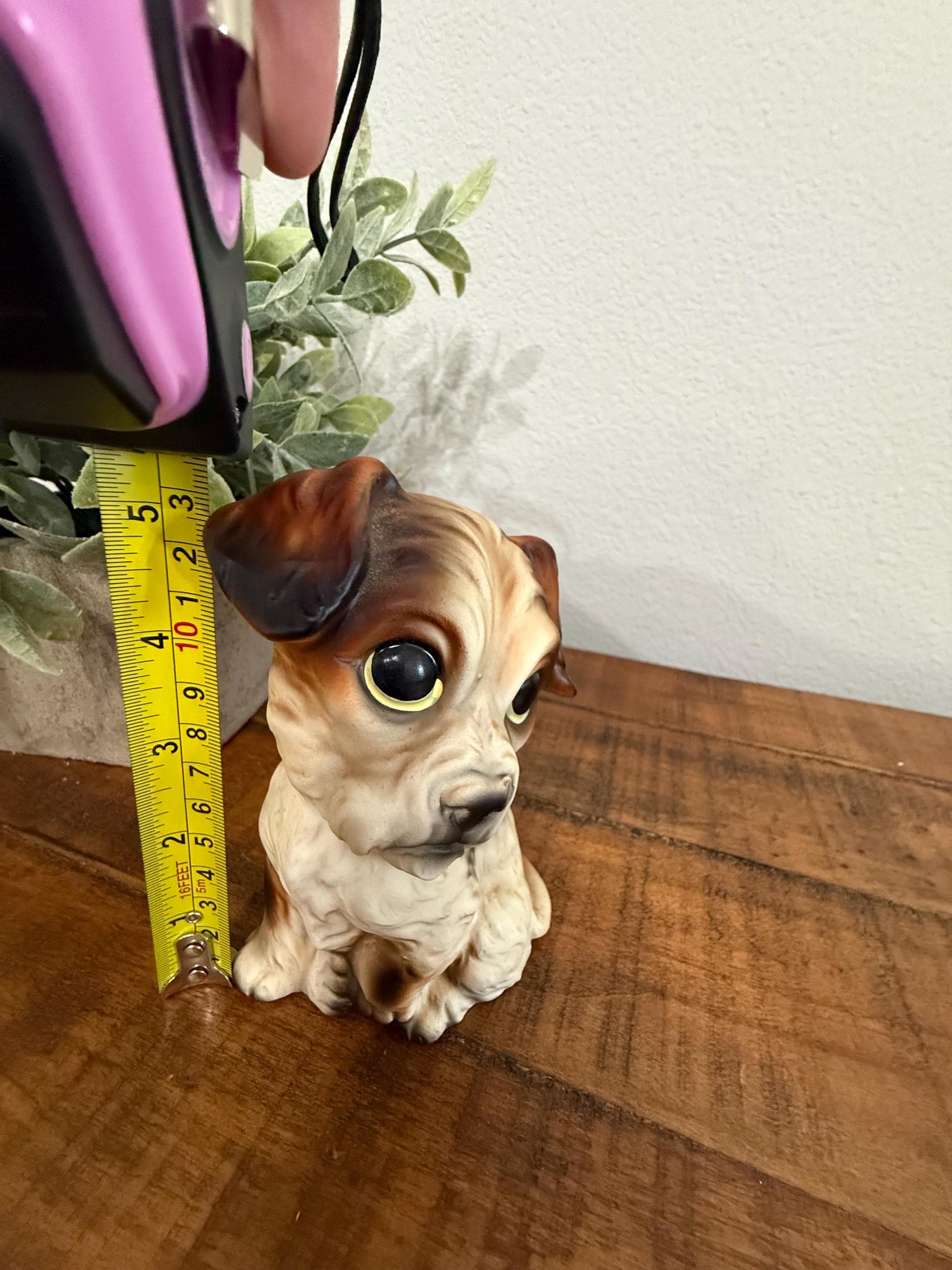 Big Eye Dog Figurine - Etsy