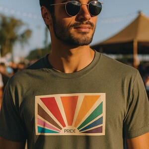 Pride Unisex Heavy Cotton Tee | LGBTQ+ Celebration Shirt, Rainbow Graphic Tee, Gift for Pride Month, Casual Wear, Equality Apparel