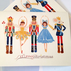 Etsy's Pick, Christmas Card, Holiday Cards, Nutcracker afbeelding 1