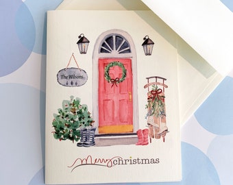Etsy's Pick, Personalized Christmas Cards, Custom Holiday Card