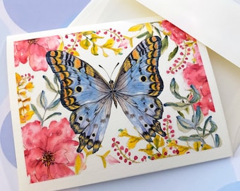 Greeting Cards, Note Cards, Stationery, Card Set, Butterfly Card