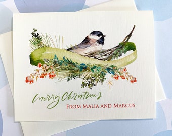 Christmas Cards, Holiday Cards, Personalized Card