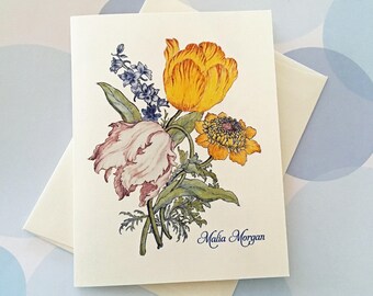 Greeting Cards, Note Cards, Stationery, Card Set, Personalized Card, Vintage Card