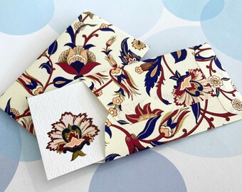 Size 3.5x2 inches, Mini Cards, Mini Envelopes, Gift Cards, Italian Paper - Set of 10