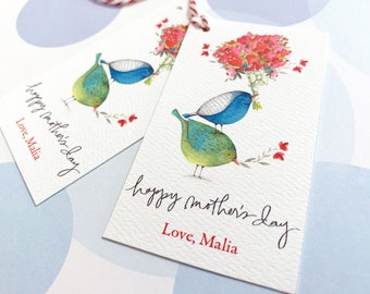 Personalized Mother's Day Tags, Gift Tags, Set of 20