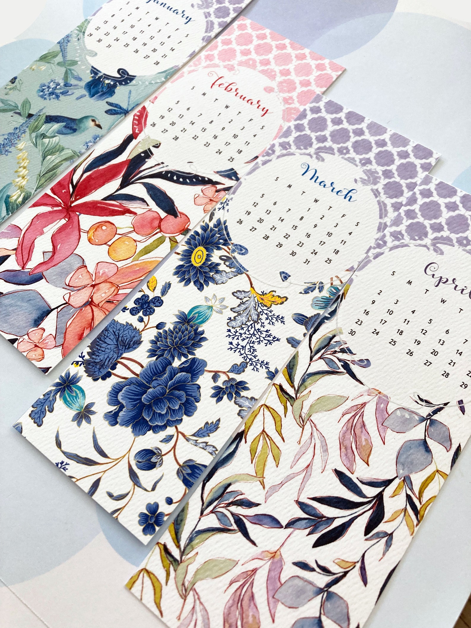 2023 Calendar Small Calendar Bookmark Calendar - Etsy