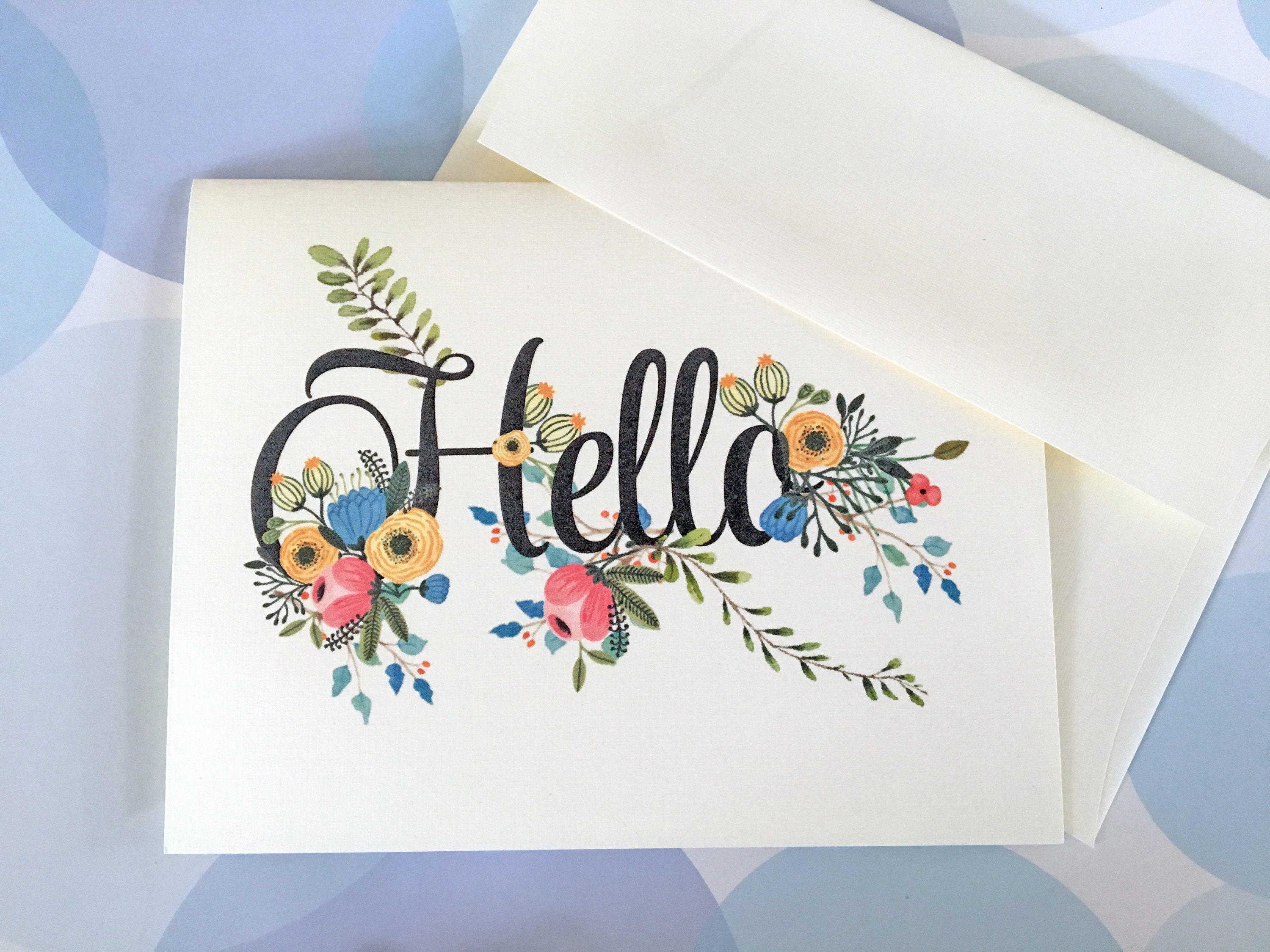 Greeting Cards, Note Cards, Stationery, Birthday Gift, Hello Card - Etsy