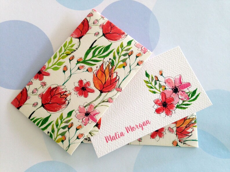 Personalized Gift Enclosure Card Mini Cards and Envelopes Etsy