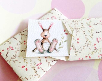 Size 3.5x2 inches, Personalized Gift Enclosure Cards, Mini Cards, Gift Cards, Easter Cards, Set of 10