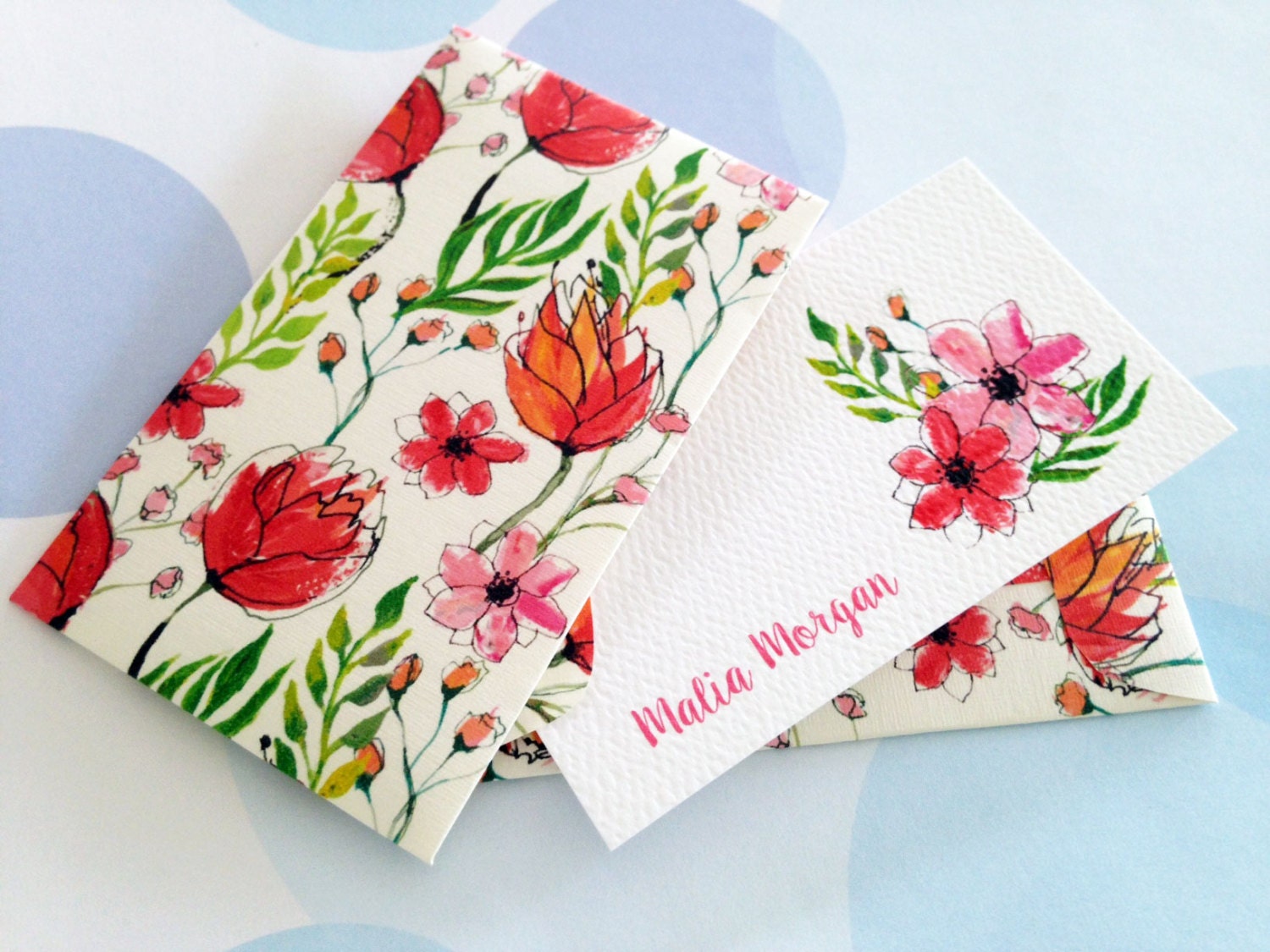 Size 3.5x2 Inches Personalized Gift Enclosure Card Mini - Etsy
