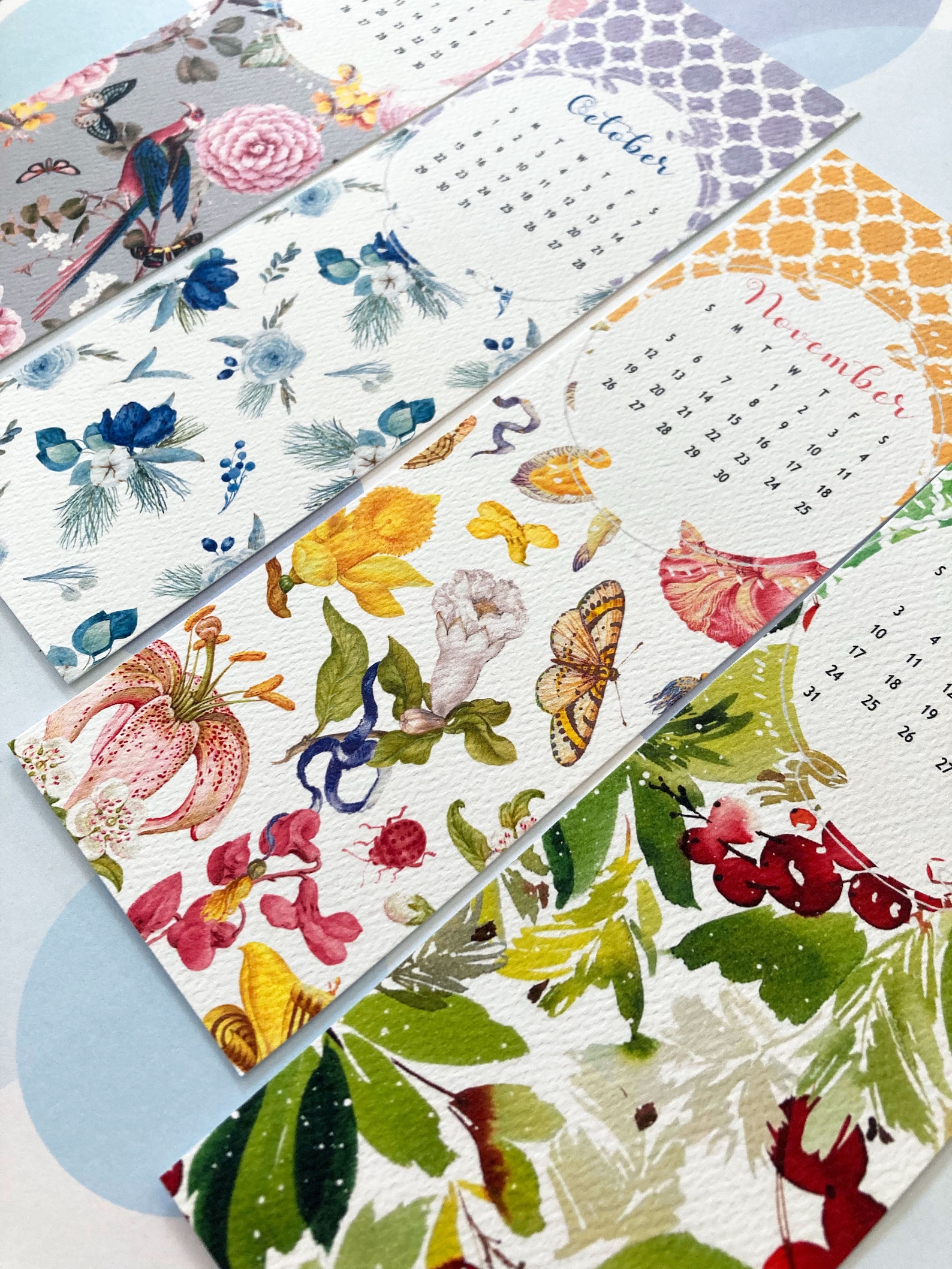 2023 Calendar Small Calendar Bookmark Calendar - Etsy