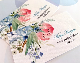 Business Cards, Custom Cards, Printed Business Cards, Set of 50