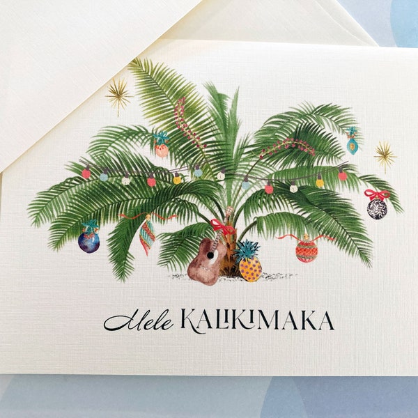 Tropical Christmas Card - Etsy