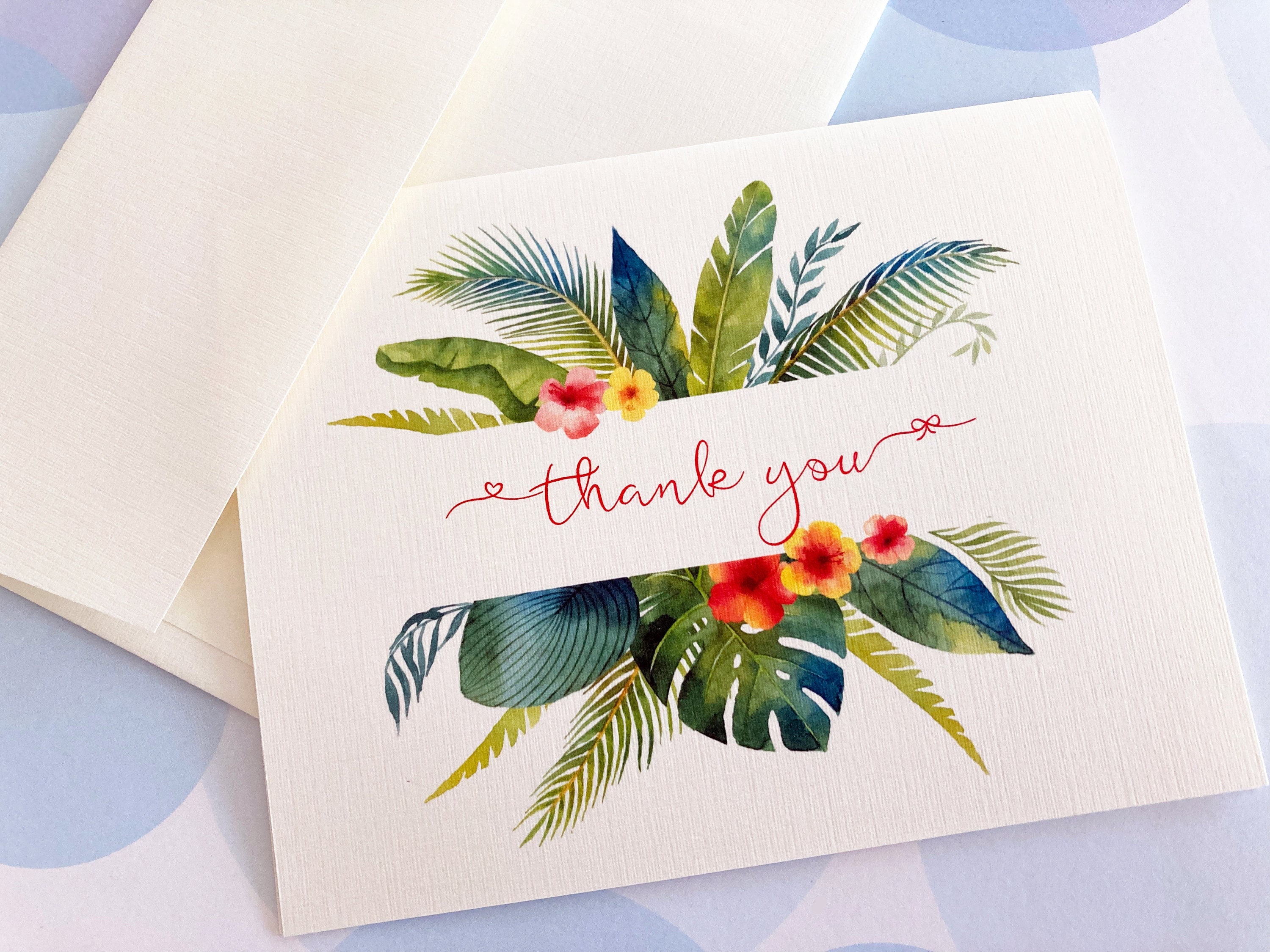 Hawaiian Thank You Cards Baby Shower - Etsy