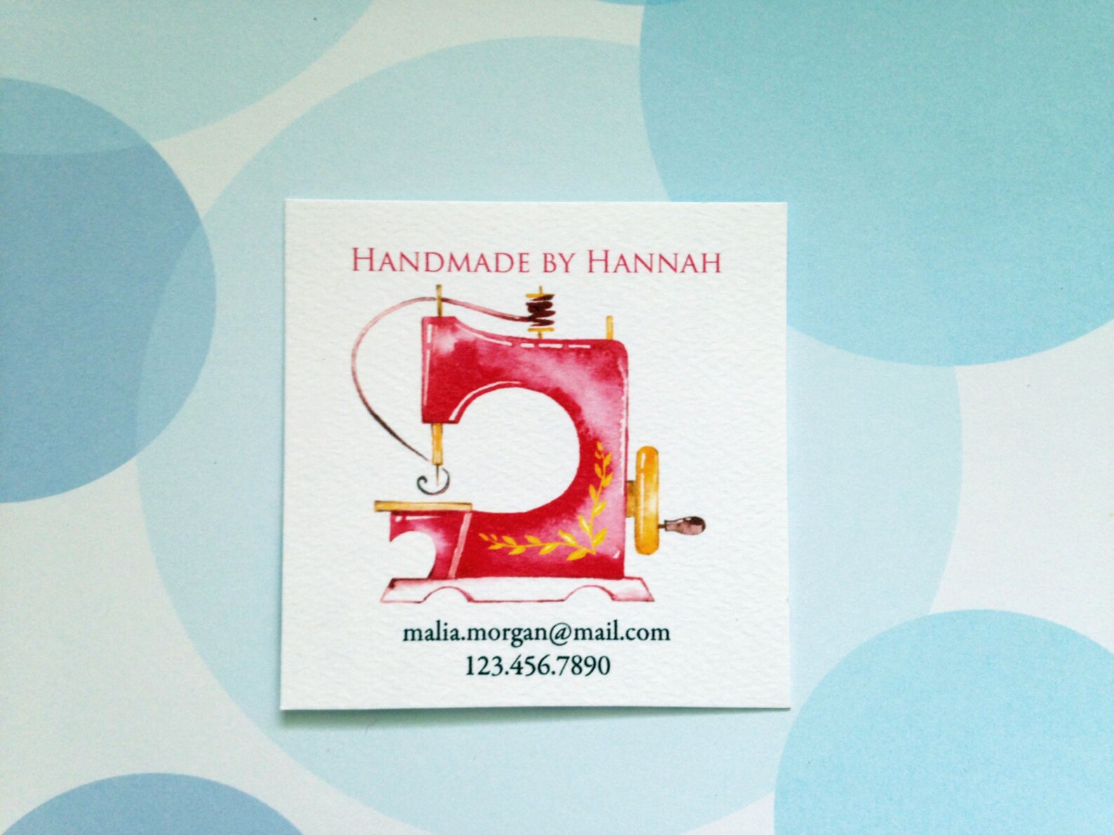 Business Card Custom Business Card Sewing Card Set of 48 Etsy