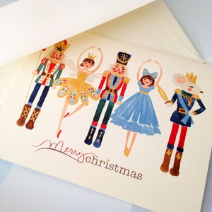 Etsy's Pick, Christmas Card, Holiday Cards, Nutcracker afbeelding 2