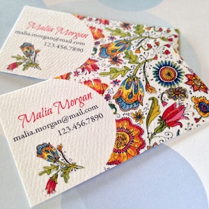 Custom Business Cards, Business Cards, Unique Business Cards, Set of 50