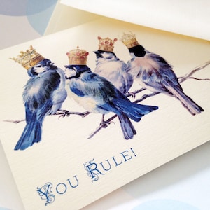 Greeting Cards, Funny Cards, Birthday Card, Bird Card, Vintage Card, Stationery, Note Cards