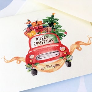 Personalized Christmas Card, Custom Christmas Card