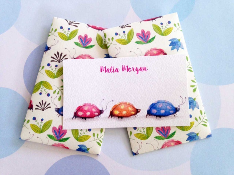 Personalized Gift Enclosure Cards Mini Cards Gift Cards Set Etsy