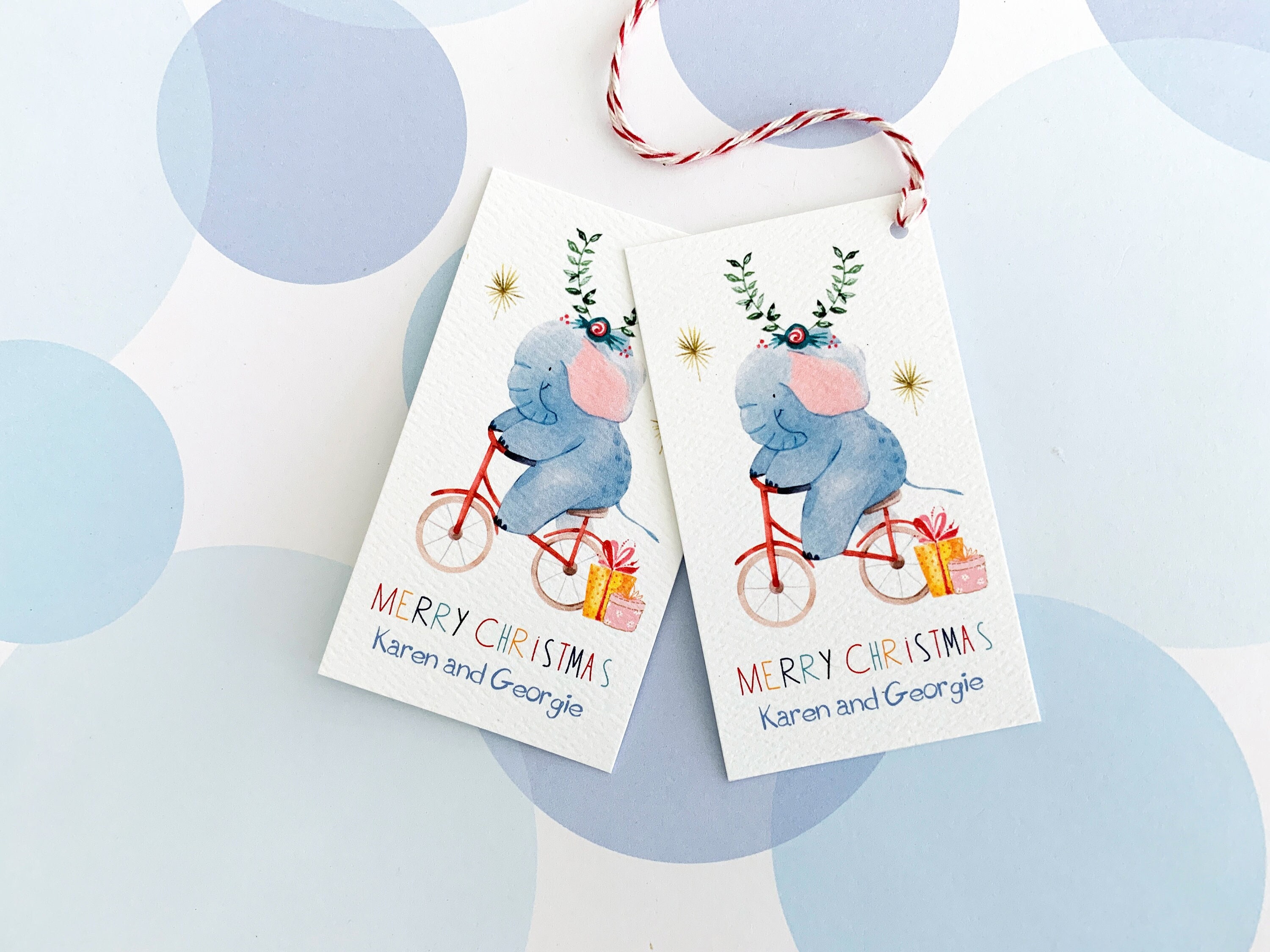 Personalized Christmas Gift Tags Holiday Tags Christmas | Etsy