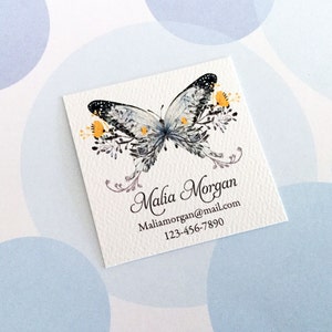 Personalized Business Cards, Custom Business Cards, Butterfly Cards image 1