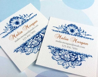 Personalized Business Cards, Custom Business Cards - Set of 48