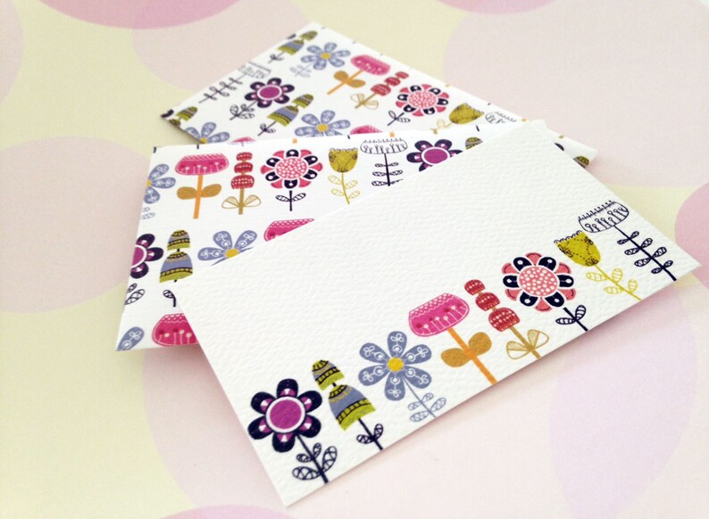 Gift Enclosure Card Mini Card Mini Cards and Envelopes Set Etsy