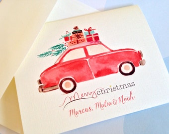 Personalized Christmas Cards, Custom Card