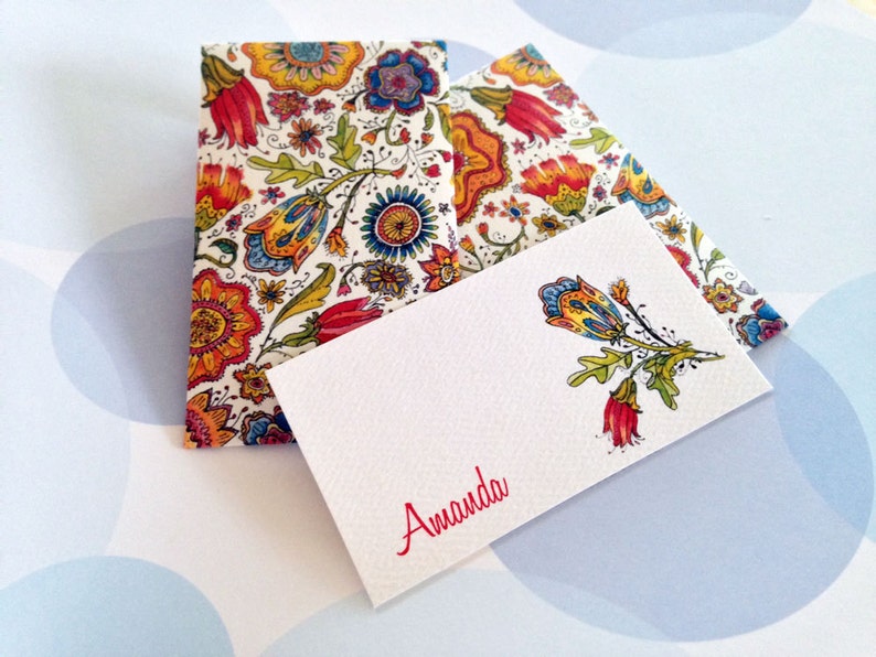 Personalized Card Gift Enclosure Card Mini Cards and Etsy