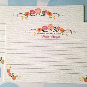 Recipe Cards Personalized Set of 12 image 2