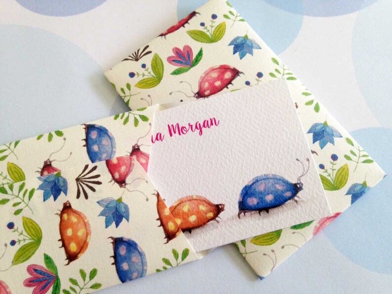 Personalized Gift Enclosure Cards Mini Cards Gift Cards Set Etsy