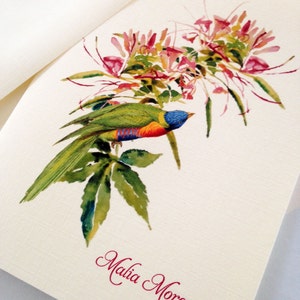 Greeting Cards, Note Cards, Stationery, Card Set, Personalized Card, Bird Card