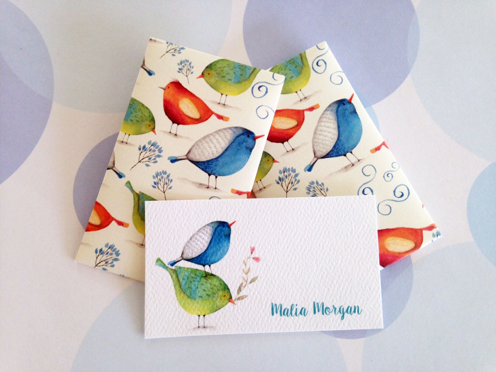 Personalized Gift Enclosure Cards Mini Cards Gift Cards Set Etsy