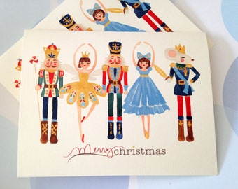 Christmas Card, Holiday Cards, Nutcracker
