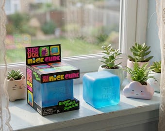 Ice Cube Fidget Toy Party Favor – Squishy Sensory Stress, Viral Gel Cube (Sets)