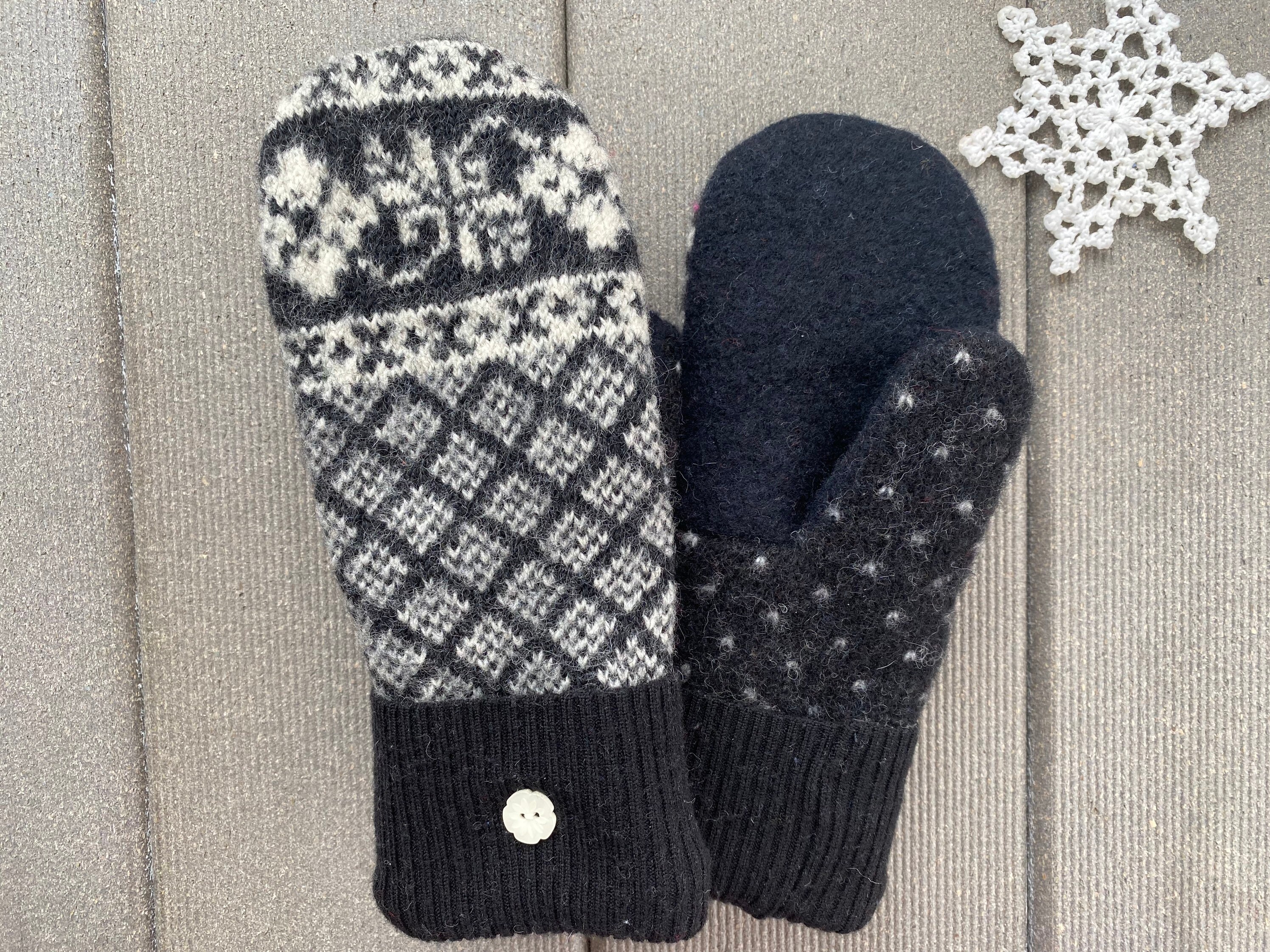 Kids Wool Mittens Size 6 9 Years Wool Mittens From - Etsy