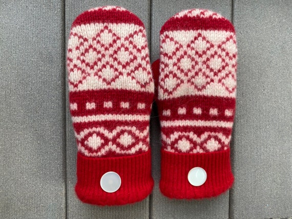 Felted mittens from old sweaters online