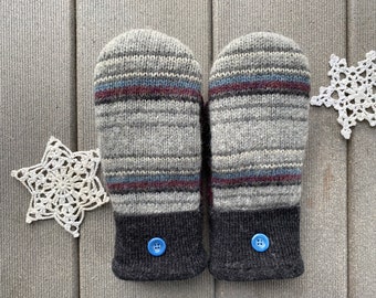 Sherpa Mittens Winter Gift Ideas Wool Sweater Mittens Winter Gifts for her Sweater Mittens Accessoires Handschoenen & wanten Wanten & handmoffen Felted Wool Mittens Bernie Style 