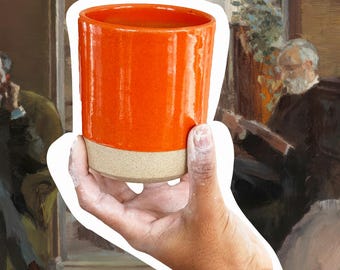 Handgemaakte keramische kopjes