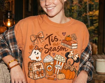Comfort Colors® Minnie Halloween Shirt, Disney This The Pumpkin Season Tshirt, Fall Teacher School Tee
