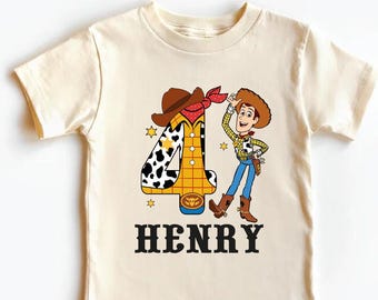 Toy Story Geburtstag Shirt, Disney Woody Buzz Lightjahre T-Shirt, Pixar Geburtstag Junge Sweatshirt, Toy Story Kleinkind Kinder Geschenk