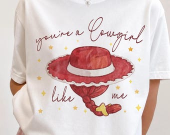 Retro Jessie Toy Story Comfort Colors® Shirt, Disney Cowgirl T-Shirt, Jessie Hat Tshirt, Disneyland Girls Trip Tees