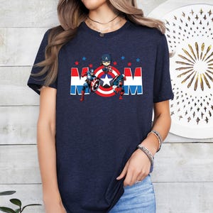 Disney Marvel Family Shirt, Avengers Trip Sweatshirt, Captain America Mama Dada T-Shirt, Superhero Matching Tee